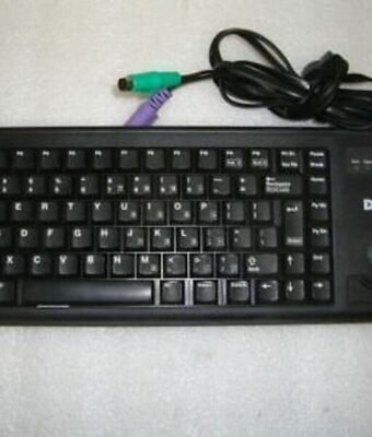 Dell 292CX Cherry QWERTY Black Keyboard Mouseball Combo