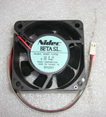 Nidec Beta SL D06T-12TS2 9Y20Y 12VDC .25A Fan