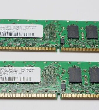 Micron MT16HTF6464AY-40EB2 512MB DDR2 400 CL3 RAM Mem