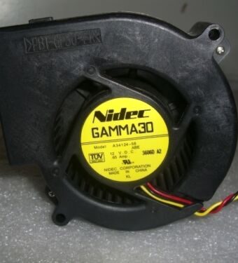 Nidec Gamma30 A34124-58/A35317-58 12VDC .65A Fan TESTED