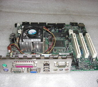 IBM 02R4076 Motherboard w/ Intel SL5UZ CPU w/ Heatsink and Fan TESTED